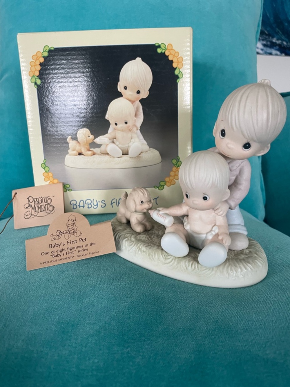 Precious Moments Baby's First Pet Figurine